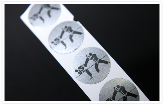 Metallic Colour Foil Stickers